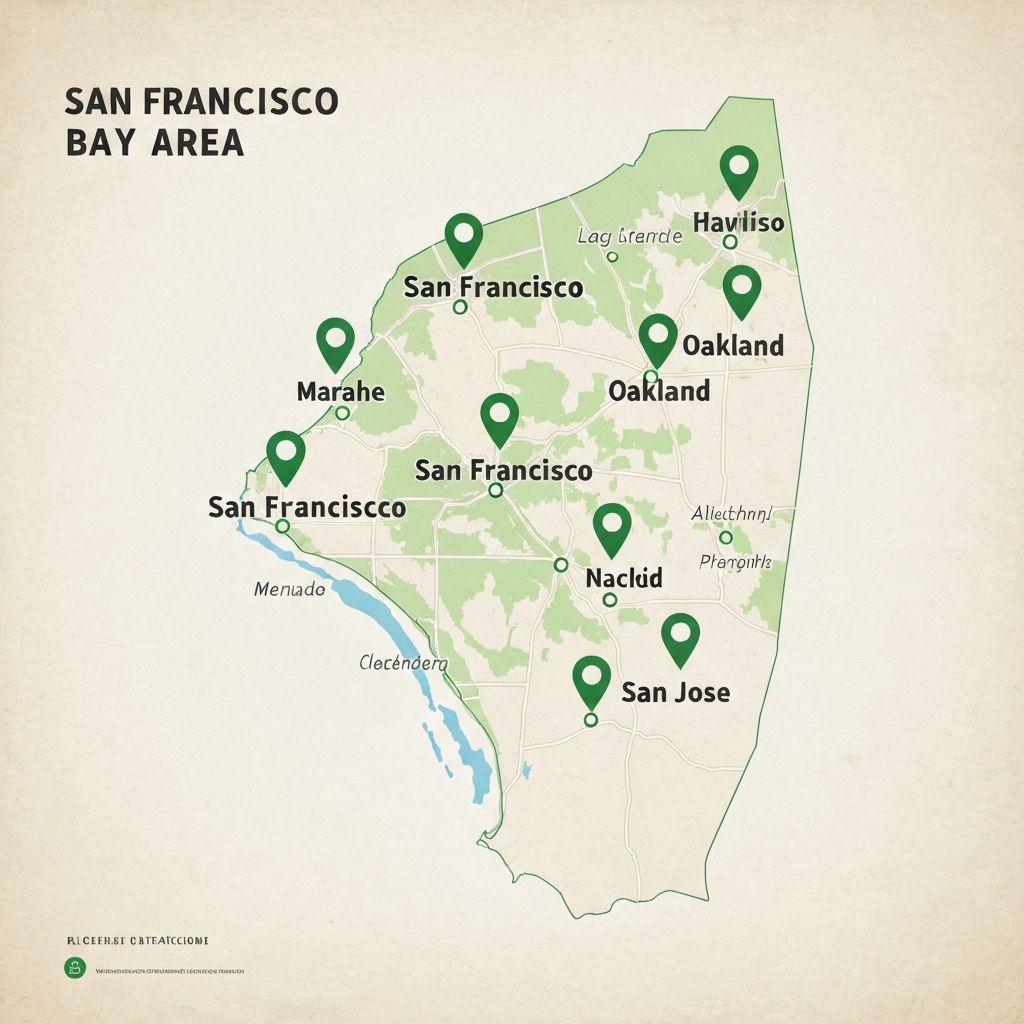 Bay Area Service Map